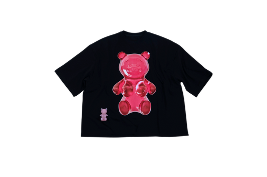 Black dirty teddy girl t-shirt