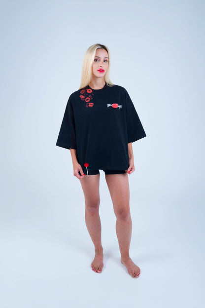 Black candy lips t-shirt