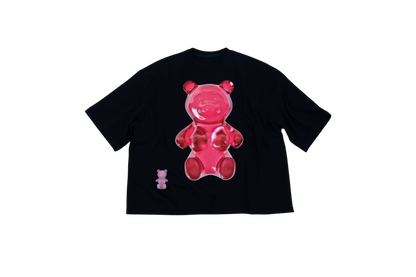 Black dirty teddy girl t-shirt