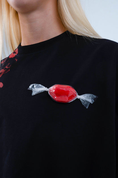 Black candy lips t-shirt