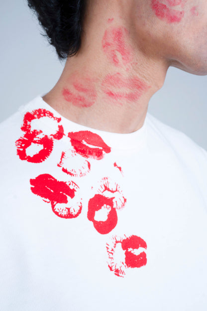 White candy lips t-shirt