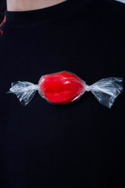 Black candy lips t-shirt